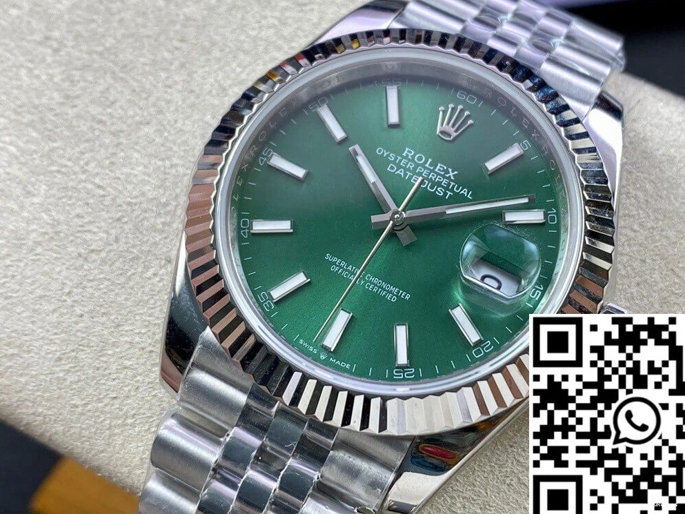 Factory Rolex EW Datejust Green Dial M126334-0028 0407